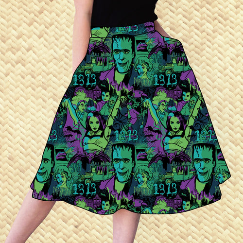 Jeff Granito's '13 Mockingbirds' Aloha Skirt with Pockets - Ready to Ship!