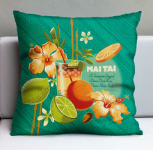 Jeff Granito's 'Mai Tai Floral' Pillow Cover - Ready to Ship! (FREE SHIPPING in U.S.)