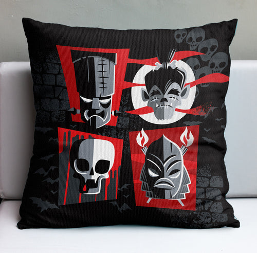Jeff Granito's 'Monster Mashup' Pillow Cover - Ready to Ship! (FREE SHIPPING in U.S.)