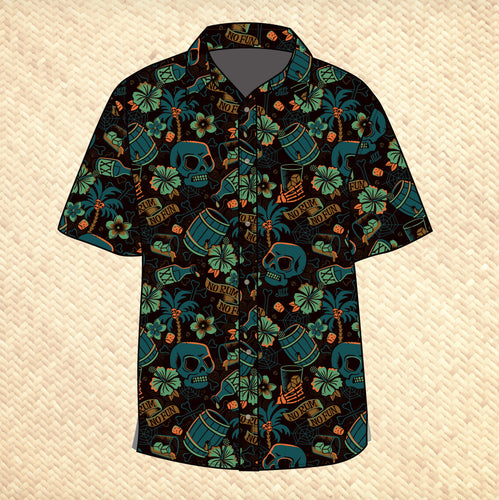 Jeff Granito's 'No Rum No Fun' Modern Fit Button-Up Shirt - Unisex - Pre-Order (FREE SHIPPING in U.S.)
