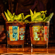 Jeff Granito's 'Oceanic Legacy' Mai Tai Cocktail Glass (1) - Ready to Ship!