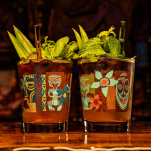 Jeff Granito's 'Oceanic Legacy' Mai Tai Cocktail Glass (1) - Ready to Ship!