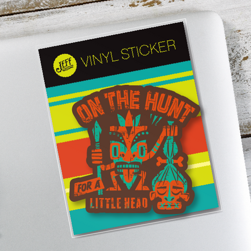 Jeff Granito's 'Head Hunter' Vinyl Sticker - Ready to Ship!
