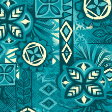 TikiLand Trading Co.'s 'Marine Tapa' Pareo - Ready to Ship / Rolling Pre-Order (FREE SHIPPING in U.S.)