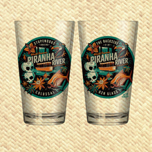 Jeff Granito's 'Piranha River Cruise' Pint Glass (1) - Ships Mid to Late May!