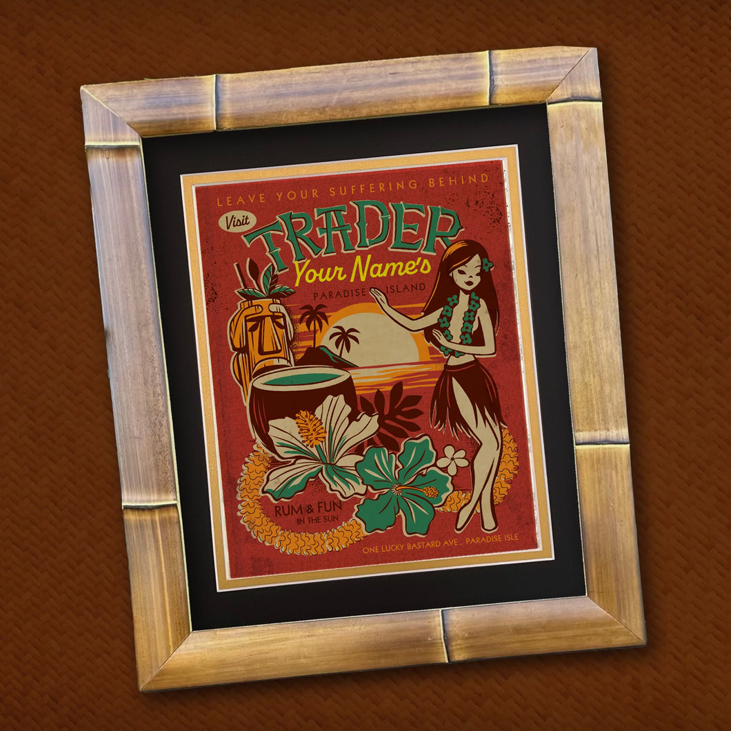 Jeff Granito's Personalized 'Lucky Bastard' 11X14 Matted Print