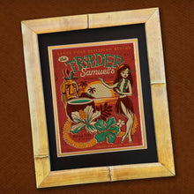Personalized 'Lucky Bastard' 8X10 Matted Print and 11X14 Bamboo Frame Set - Limited Time Pre-Order