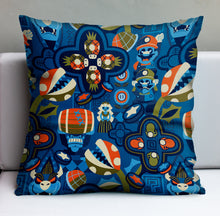 Jeff Granito's 'Pineapple Power-Up' Pillow Cover - Ready to Ship! (FREE SHIPPING in U.S.)