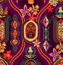 Jeff Granito's 'Polynesian Paradise' Scrunchie - Ready to Ship!