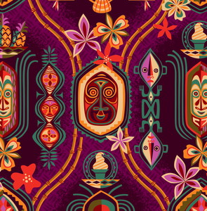 Jeff Granito's 'Polynesian Paradise' Scrunchie - Ready to Ship!