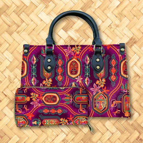 Jeff Granito's 'Polynesian Paradise' Handbag and Zippered Wallet Set - Rolling Pre-Order / Ready to Ship!