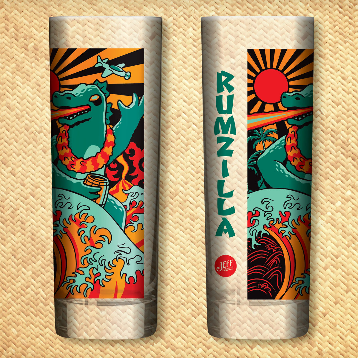 Jeff Granito's 'Rumzilla' Metal Sign - Pre-Order main image 0
