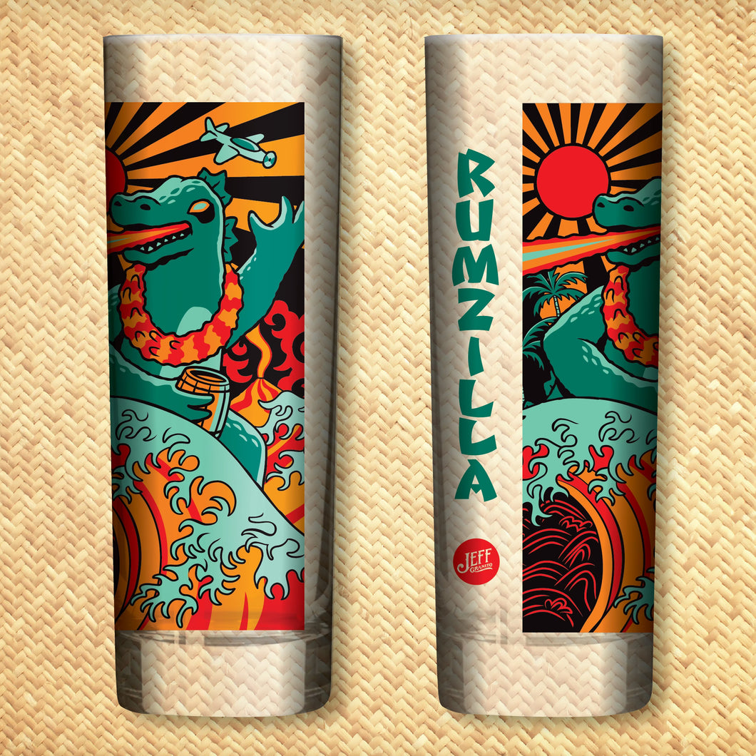 Jeff Granito's 'Rumzilla' Zombie Cocktail Glass - Ready to Ship Jeff Granito's 'Rumzilla' Zombie Cocktail Glass - Ready to Ship