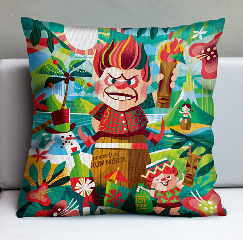 Jeff Granito's 'Rum Miser' Pillow Cover - Ready to Ship! (FREE SHIPPING in U.S.)