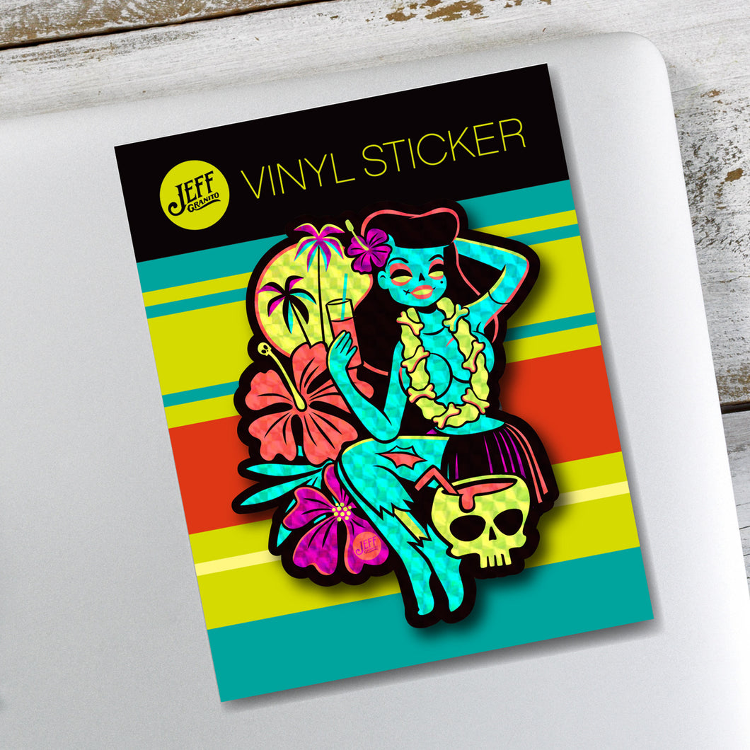 Jeff Granito's 'Maneater Prismatic' Vinyl Sticker - Ready to Ship!