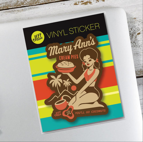 Jeff Granito's 'Mary Ann's Cream Pies' Vinyl Sticker