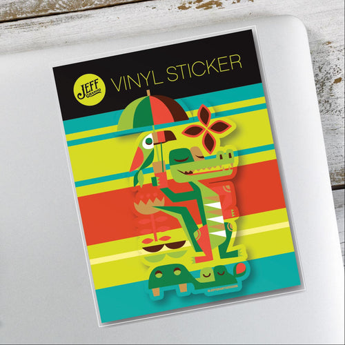 Jeff Granito's 'It's A Tiki World' Vinyl Sticker - Ready to Ship!