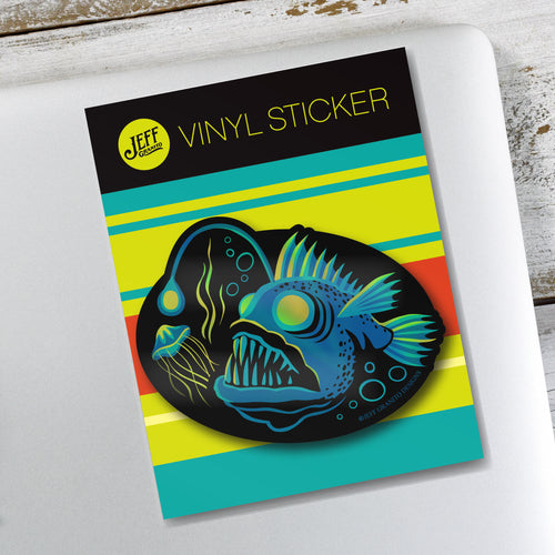 Jeff Granito's 'Dwellers of the Deep Holographic' Vinyl Sticker - Ready to Ship!