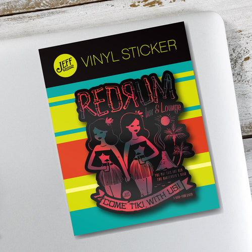 Jeff Granito's 'Red Rum Holographic' Vinyl Sticker - Ready to Ship!