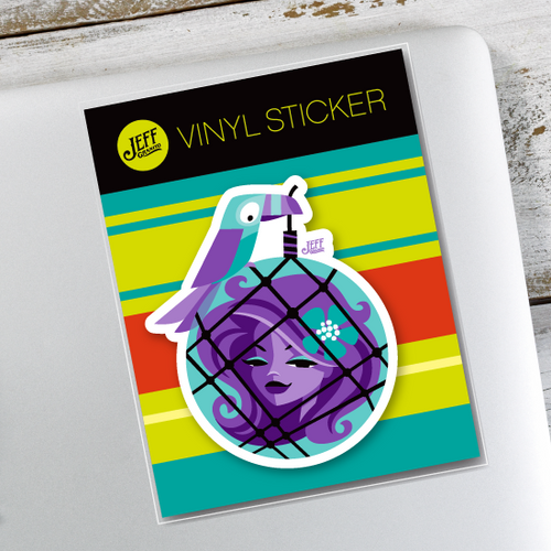 Jeff Granito's 'Haunted Float' Vinyl Sticker - Ready to Ship!