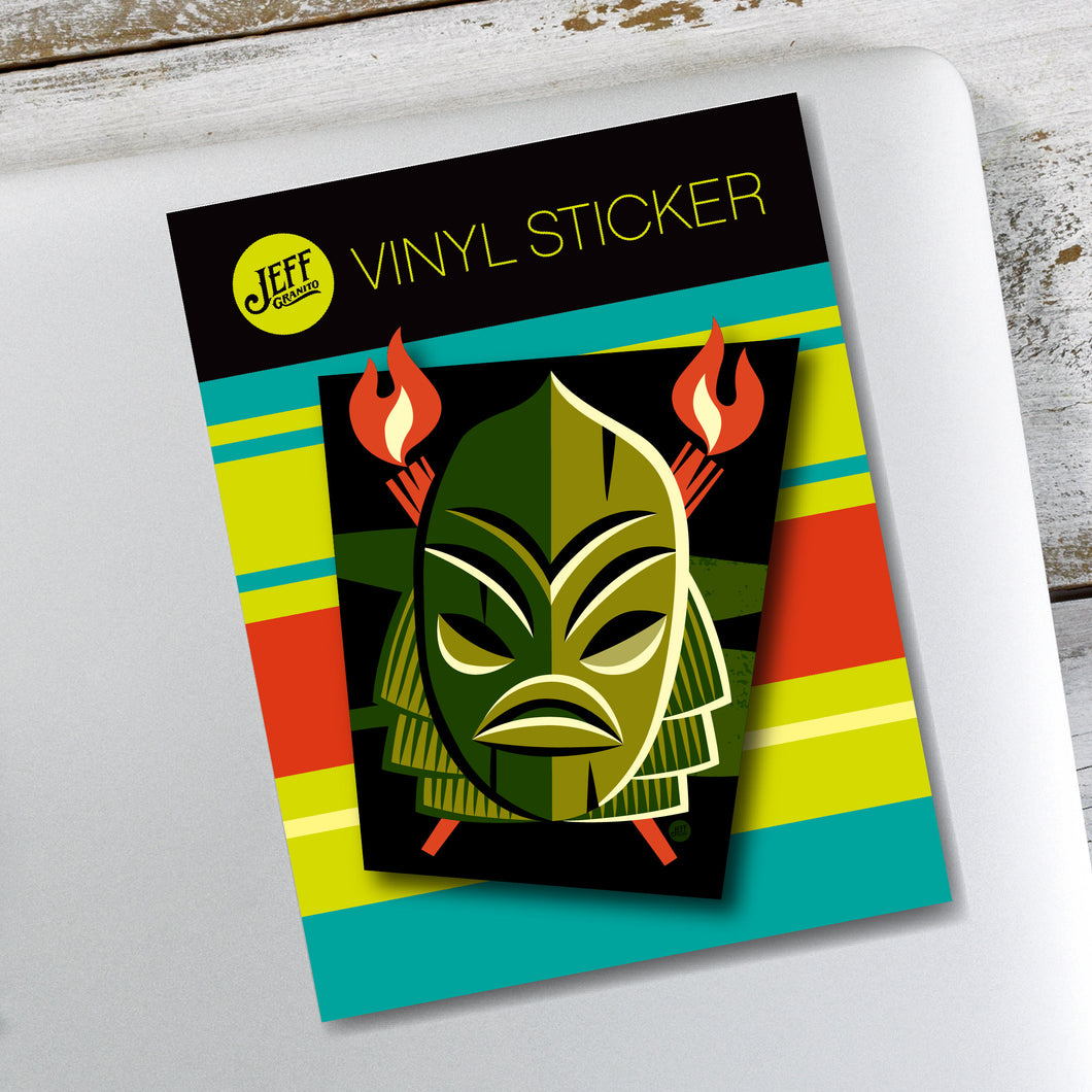 Jeff Granito's 'Monster Mashup - Creature'  Vinyl Sticker - Ready to Ship!