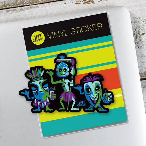 'Headhunting Ghosts' Vinyl Sticker - Ready to Ship!