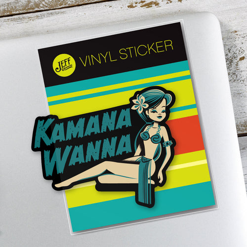 Jeff Granito's 'Kamana Wanna' Vinyl Sticker - Ready to Ship!