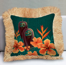 Jeff Granito's 'Head Salesman of the East' Fringe Pillow Cover - Ready to Ship! (FREE SHIPPING in U.S.)