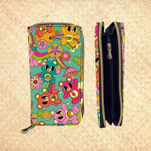 'Sharing is Caring' Zippered Wallet - Rolling Pre-Order / Ready to Ship!