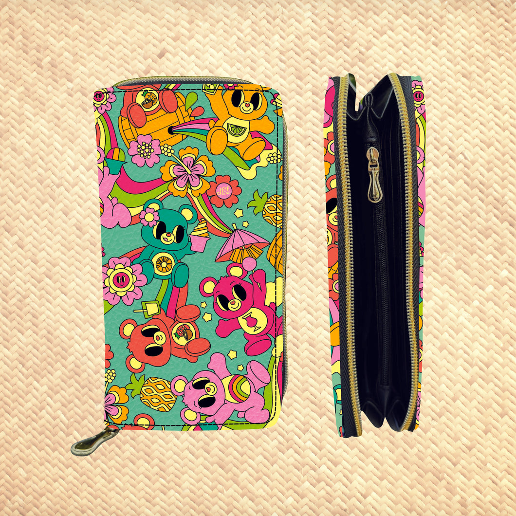 'Sharing is Caring' Zippered Wallet - Rolling Pre-Order / Ready to Ship!