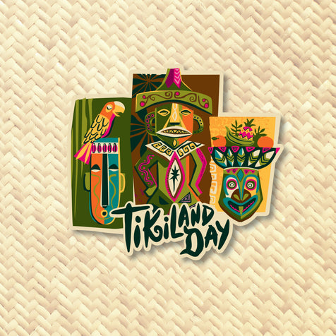 TikiLand Day 2025 'Lanai Enchantment' Vinyl Sticker - Ready to Ship!
