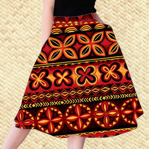 Jeff Granito's 'Traditional Stripe' - Aloha Skirt - Ready to Ship!