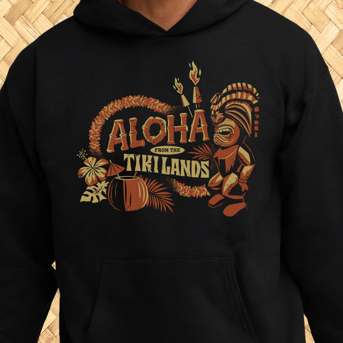 Jeff Granito's 'Aloha from the Tiki Lands' Pullover Hoodie - Ships About End of December!