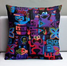 Jeff Granito's 'Tiki Monsters' Pillow Cover - Ready to Ship! (FREE SHIPPING in U.S.)