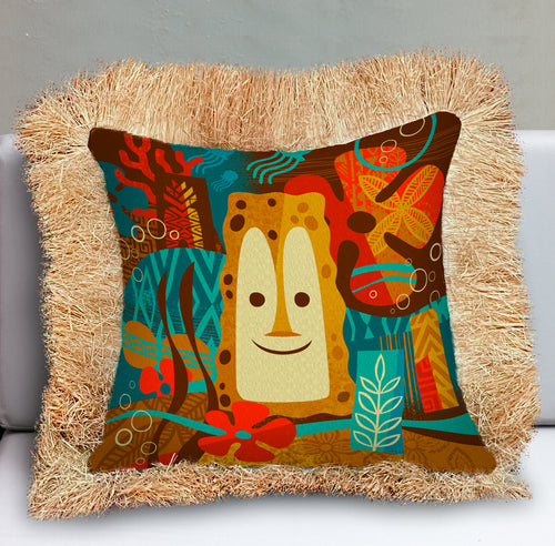Jeff Granito's 'Under the Sea' Fringe Pillow Cover - Ready to Ship! (FREE SHIPPING in U.S.)