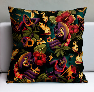 Jeff Granito's 'Tiki Kong' Pillow Cover - Ready to Ship! (FREE SHIPPING in U.S.)
