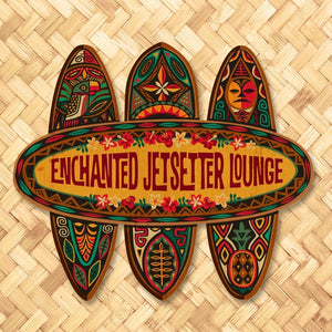 'Enchanted Tiki' Personalized Metal Bar Sign
