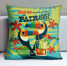 Jeff Granito's 'Toucan Pairadise' Pillow Cover - Ready to Ship! (FREE SHIPPING in U.S.)