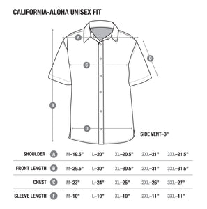 Jeff Granito's 'Cal-Amity Island' Unisex Button-Up - Ready-to-Ship!