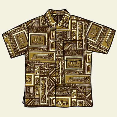Witco Decor's 'Westenhaver Tapa' Classic Aloha Button Up-Shirt - Unisex - Pre-Order