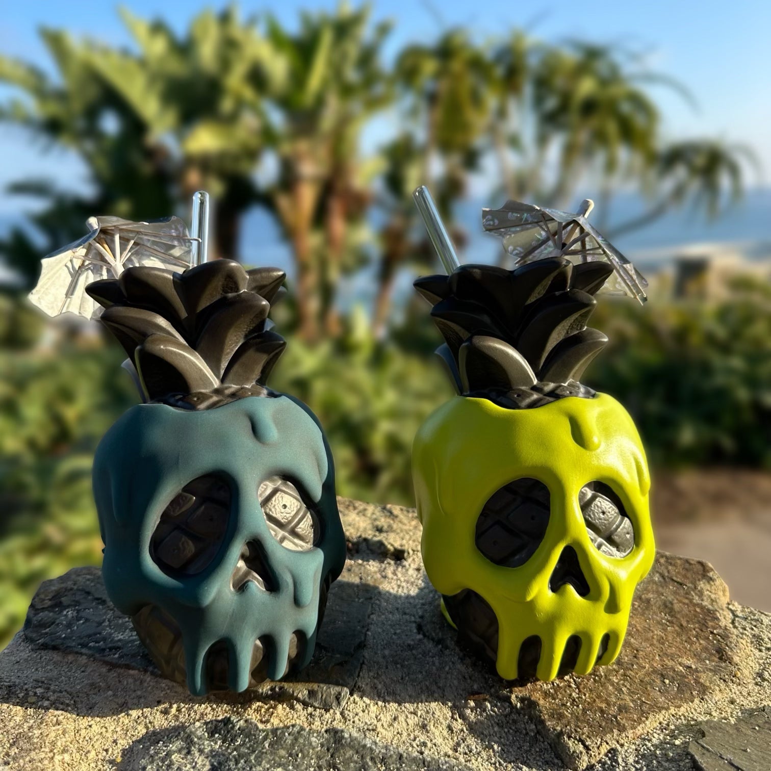 Jeff Granito's Poison Pineapple - Ceramic Tiki Mugs - Twilight
