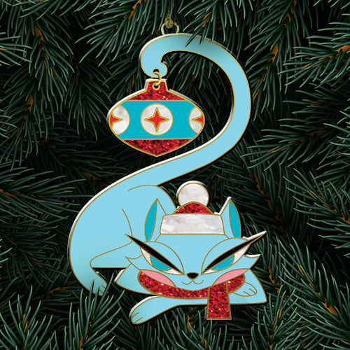 Jeff Granito's 'Festive Feline' Holiday Ornament - Rolling Pre-Order / Ready to Ship!