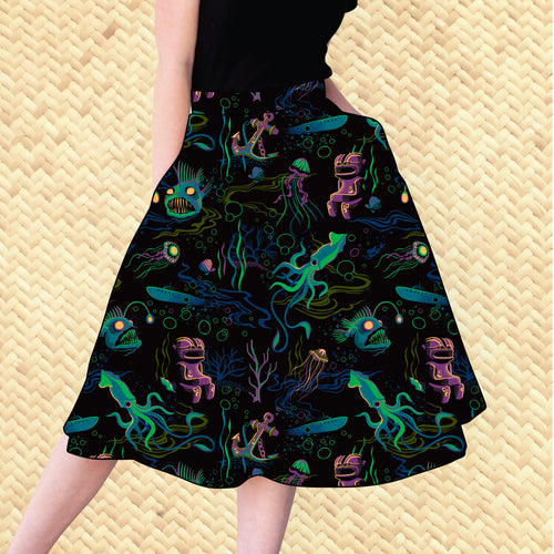 Jeff Granito's 'Dwellers of the Deep' - Aloha Skirt - Pre-Order