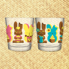 Jeff Granito's 'Marshmallow Bunnies' Mai Tai Cocktail Glass (1) - Ships Late March!