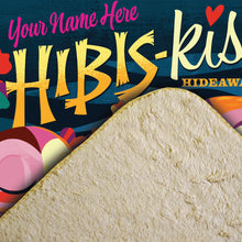 'Hibis-Kiss Hideaway' Personalized Cozy Blanket - Pre Order