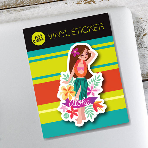Jeff Granito's 'Makena Hula' Vinyl Sticker
