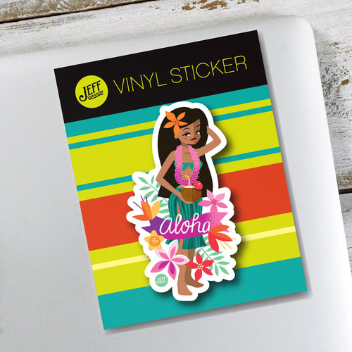 Jeff Granito's 'Leilani Hula' Vinyl Sticker
