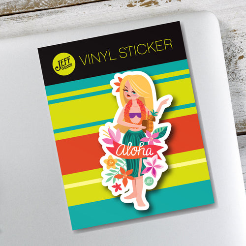 Jeff Granito's 'Olili Hula' Vinyl Sticker - Ready to Ship!