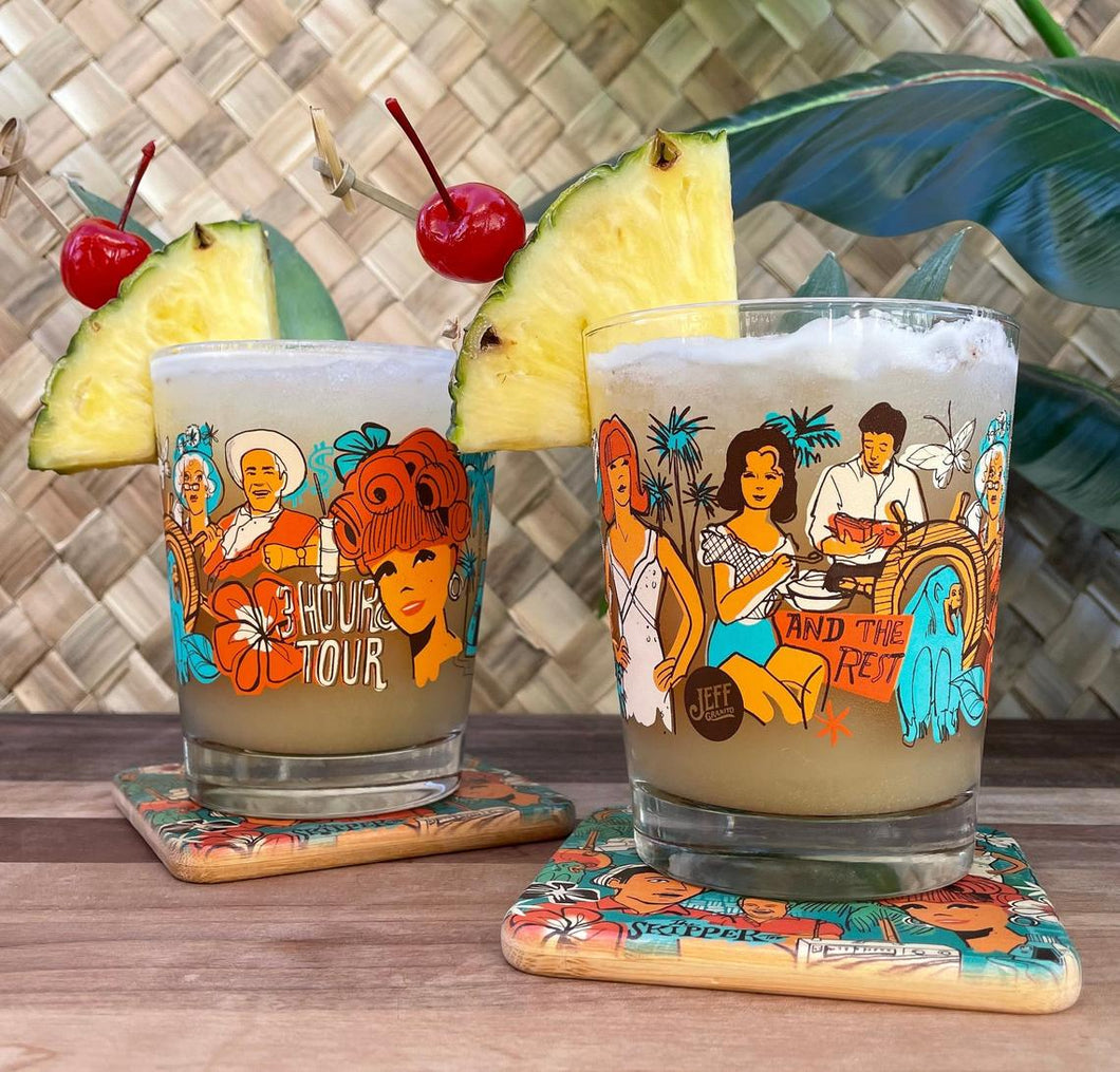 Jeff Granito's 'Three Hour Tour' Mai Tai Glass - Rolling Pre-Order / Ready-to-Ship!