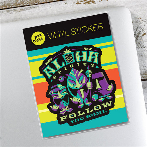 Jeff Granito's 'Aloha Spirits' Vinyl Sticker - Ready to Ship!